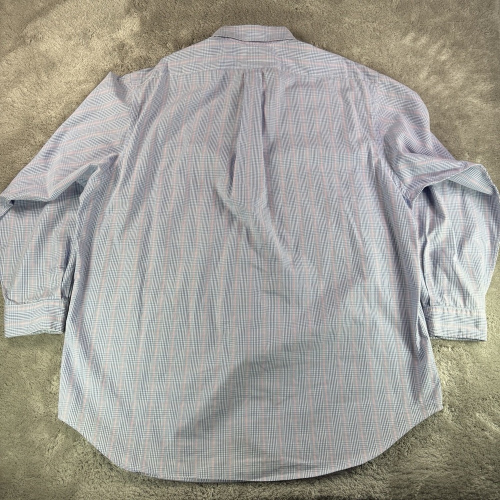 Ralph Lauren Vintage Yarmouth Shirt Mens 17.5 34/35 Plaid Button Down Cotton - Picture 3 of 9